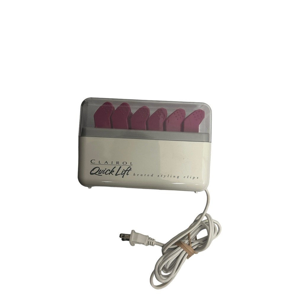 Clairol L-12 Quick Lift Heated Styling Clips Volume Hair Tik‎ Tok Travel Vintage